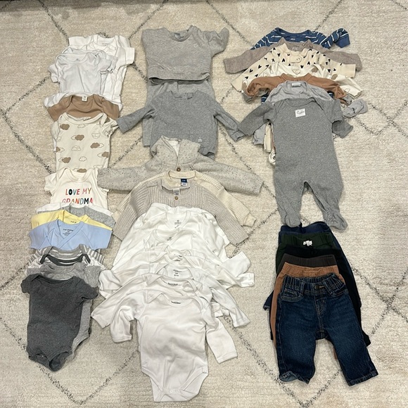 Burt's Bees Baby Other - 0-3 months Infant Bundle (45 Pieces)